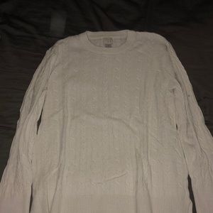 Cable knit sweater